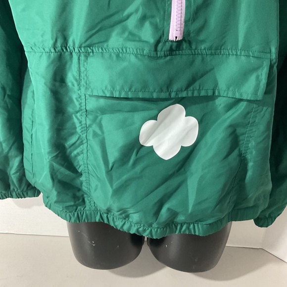 Girl Scouts Teen Packable Hooded Windbreaker Size Large - Picture 8 of 9